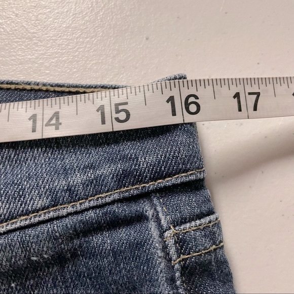 7 for All Mankind distressed bootcut jeans - Picture 15 of 16